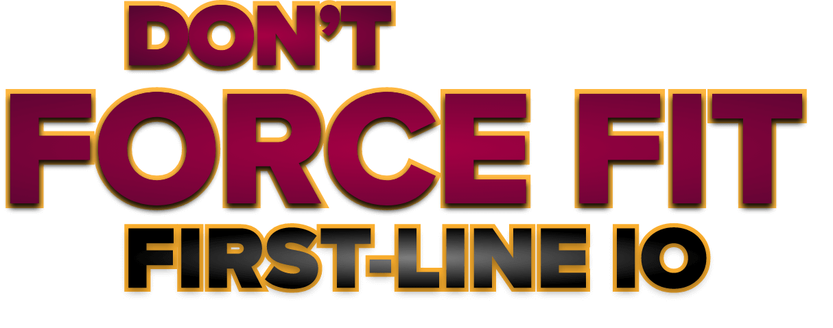 Don’t force fit first-line IO