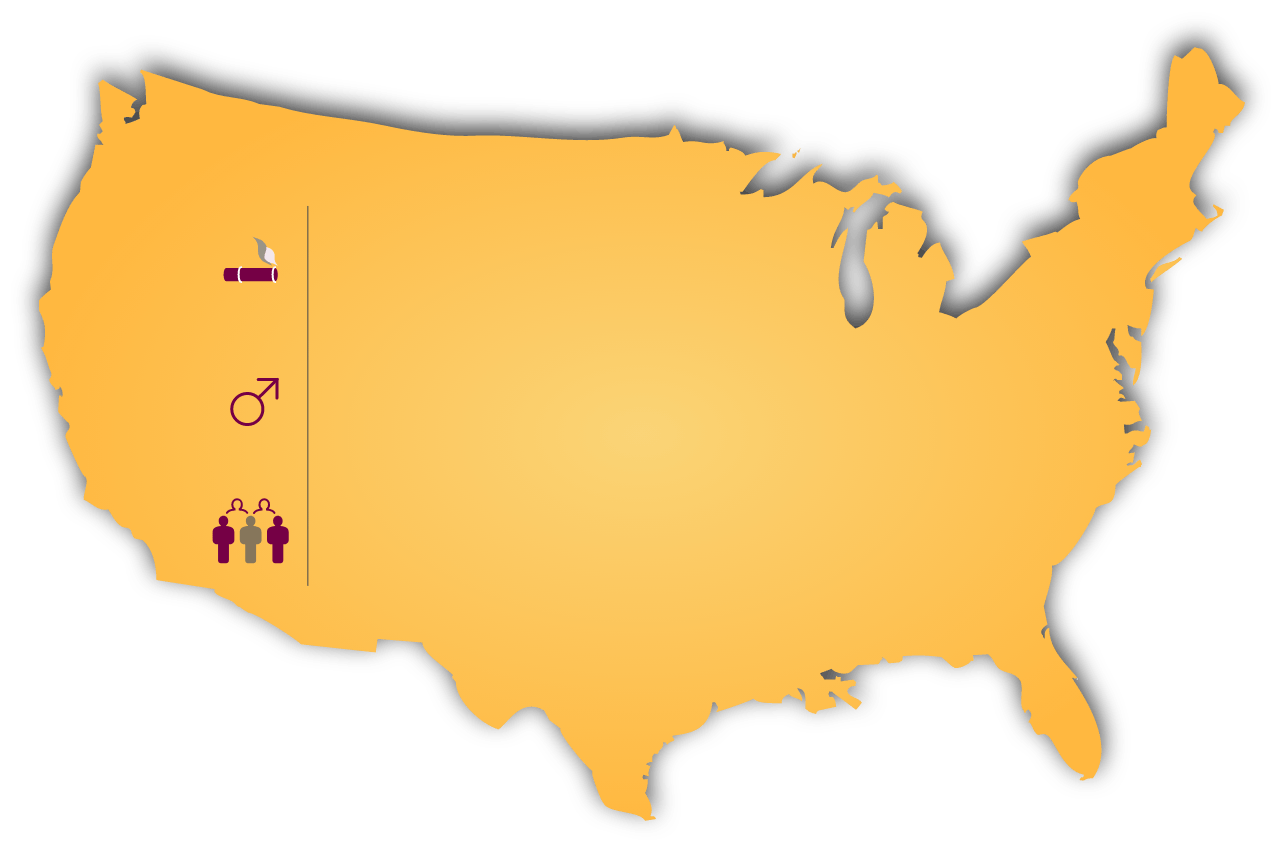 Clinicopathologic features in patients with metastatic EGFRm NSCLC treated with EGFR TKIs map